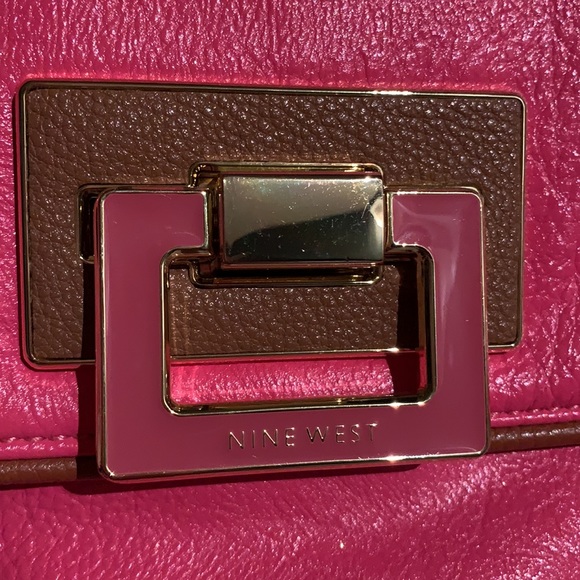 Brand new pink and brown Nine West bag - Picture 2 of 7